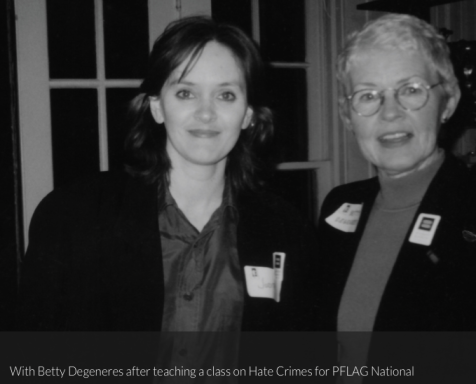 with Betty Degeneres