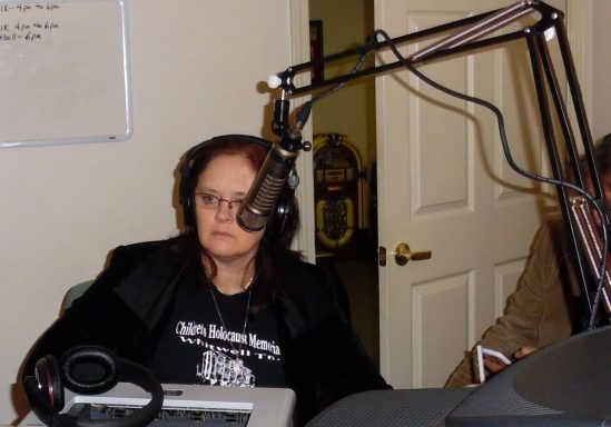 Radio appearance discussing crime